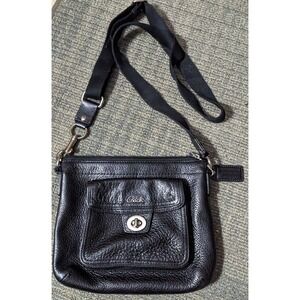 Coach Black Leather Crossbody